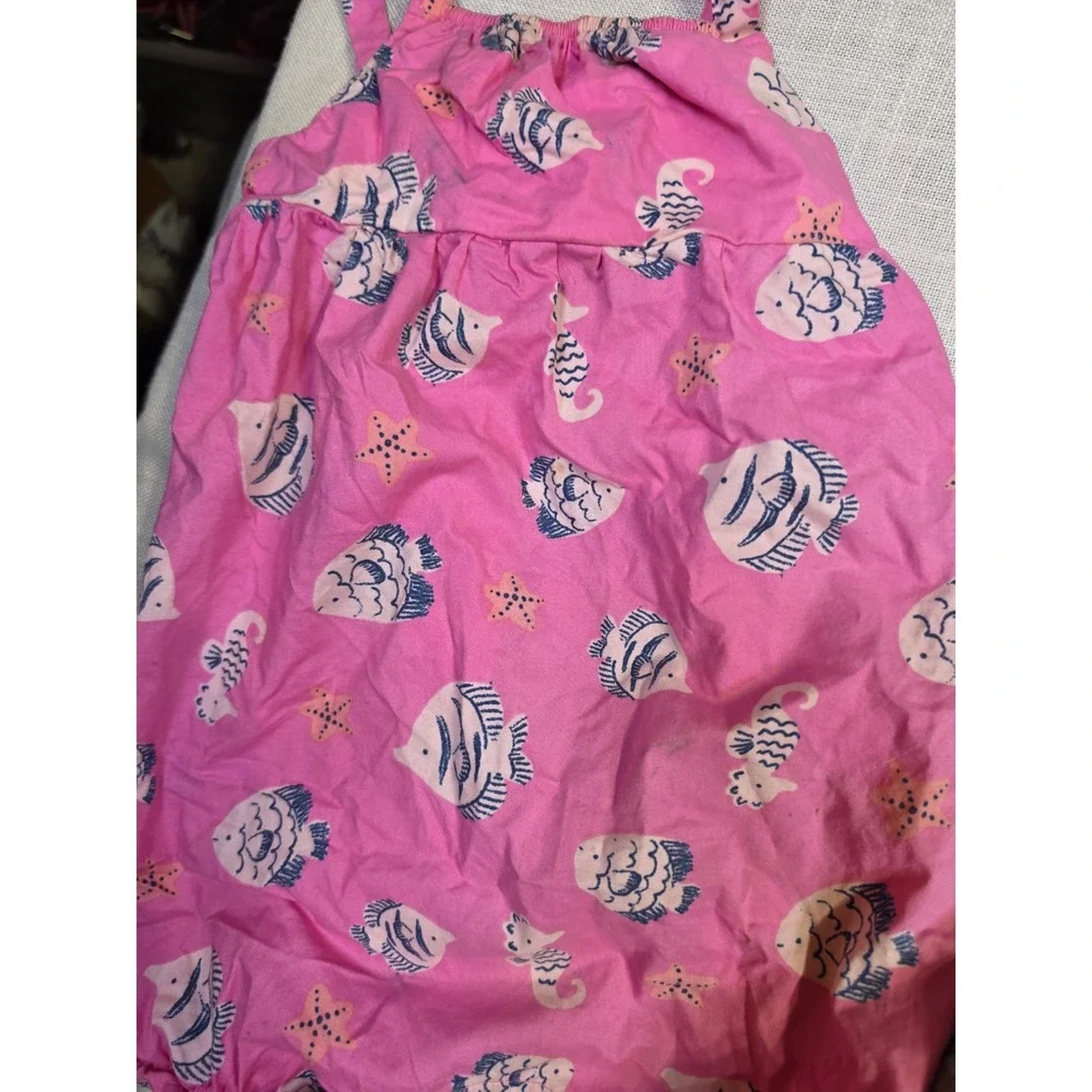 Baby Girl Bundle Ralph Lauren Plaid Dress Old Navy Floral Denim Romper Sunsuit